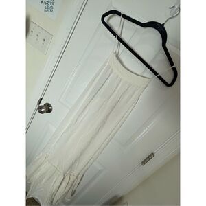 Revolve women’s white swim cover up small sea shell